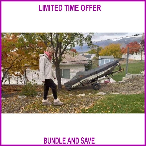 Women's Fuzzy Lined Knit Bootie Slippers Non-Slip Indoor Outdoor Shoes - Picture 8 of 8